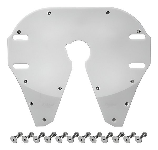 Kit Protetor Deslizante Quinta Roda Semi Reboque Roda Maxion