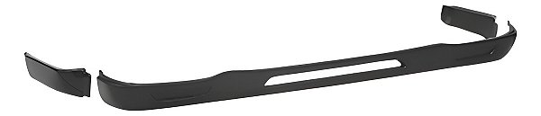 Spoiler Saia Para-choque Mb Axor 2035 A 2644 Euro 3 Até 2011 Preto