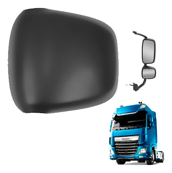 Capa Espelho Retrovisor Auxiliar Daf Xf 2020 A 2023 Direito