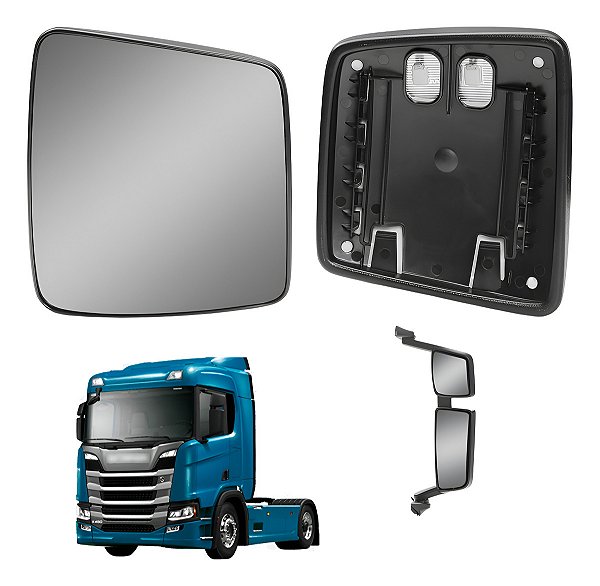 Lente Espelho Retrovisor Superior Scani P/g/r/s Ntg Direito