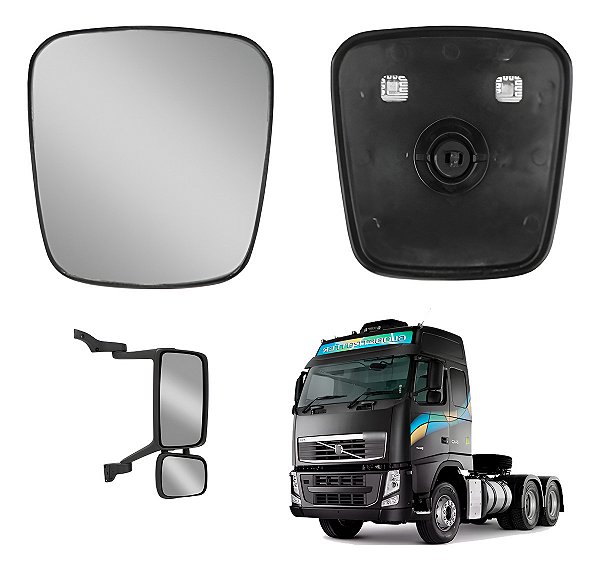 Lente Retrovisor Menor Volvo Fh 2010 A 2014 Fm 2010 A 2021