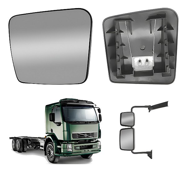 Lente Retrovisor Menor Volvo Vm 2006 Em Diante Esquerdo