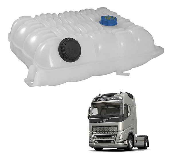 Reservatório Agua Radiador Volvo Fh 2015 A 2021 Com Sensor