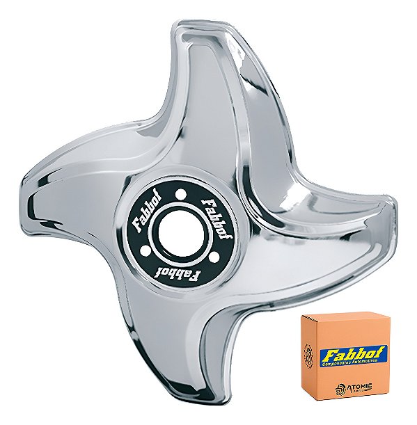Calota Aro 20/22 De Metal Helice 4 Pontas Direito Caminhão