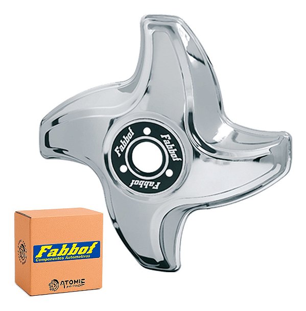 Calota Aro 16/17,5 Metal Helice 4 Pontas Direito Com Rodoar