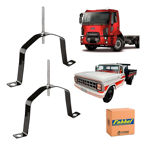 Jogo Suporte Calota Traseiro Ford Cargo /f14000 Roda 10 Furo