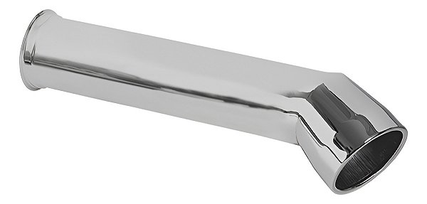 Ponteira Curva Volvo Fh 2023/2024 Escapamento Cromada - 55cm