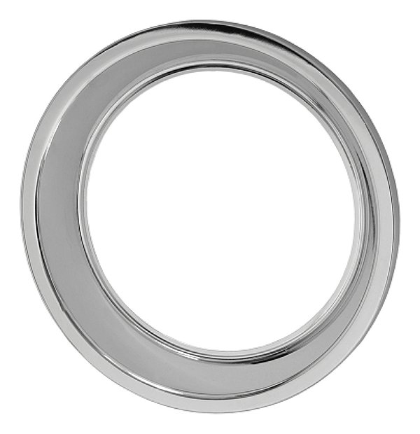 Kit Aro 20,5 Calota Cromado Moldura Roda Traseira Caminhão