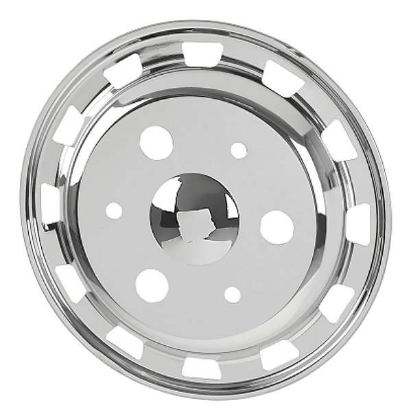 Kit Calota Metal Aro 17,5 C Rodoar Aberta Dianteira Caminhão