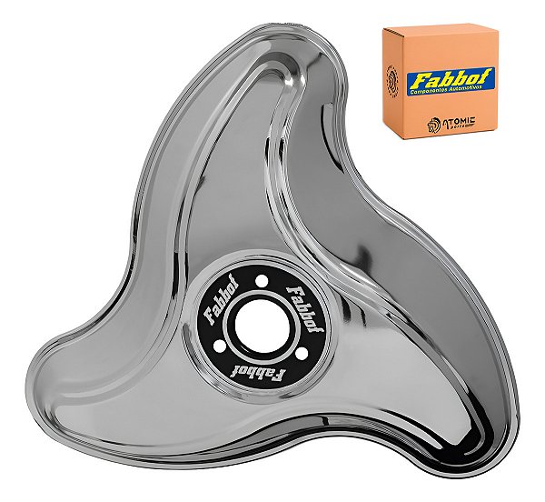Calota Aro 20/22 Metal Helice 3 Pontas Esquerda Caminhão