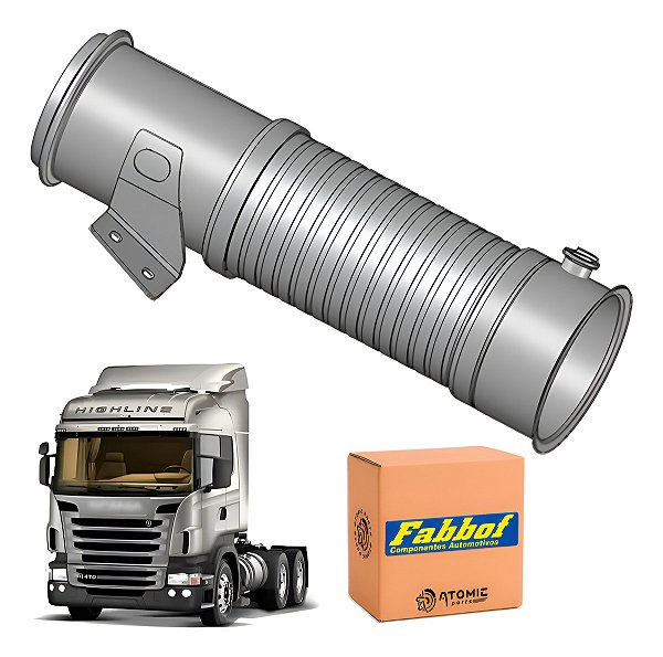 Tubo Flexível Scani P/g/r Entrada Catalisador Highline Eur5