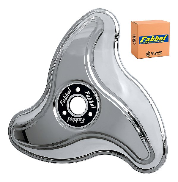 Calota Aro 20/22 Metal Helice 3 Pontas Esquerda Com Rodoar