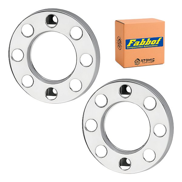 Kit Calota Roda 8 Furos Metal Dianteiro Caminhão
