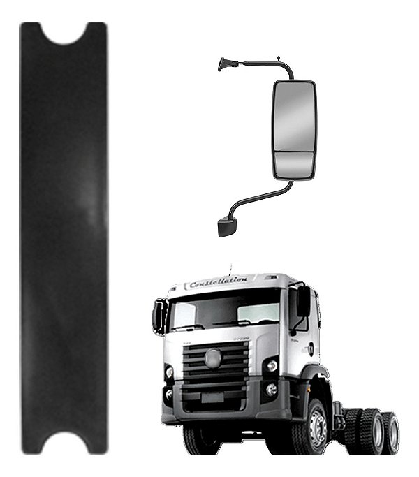2 Capa Acabamento Traseiro Retrovisor Vw Constellation