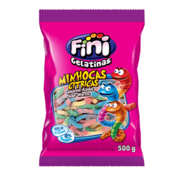 FINI 500GR MINHOCAS CITRICA (12) PC/1