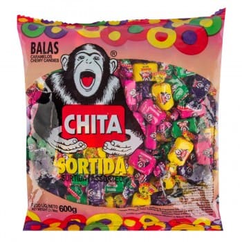 BALA CHITA SORTIDA 600G (21) PC/1