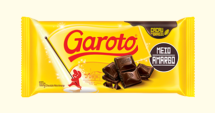 CHOC GAROTO TAB 16X80GR M.AMARGO (4) DP/1
