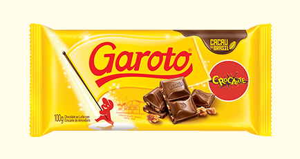 CHOC GAROTO TAB 16X80GR CROCANTE (4) DP/1