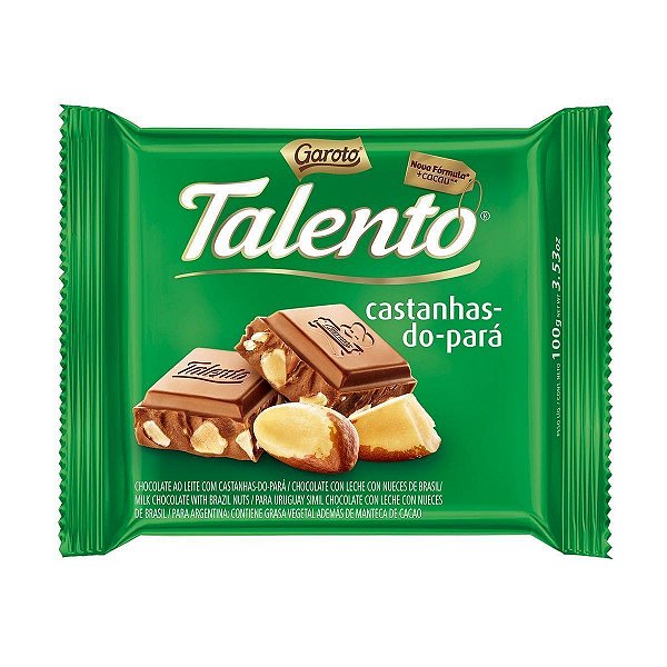 CHOCOLATE GAROTO TALENTO 15X25GR CAST PARA (18) DP/1