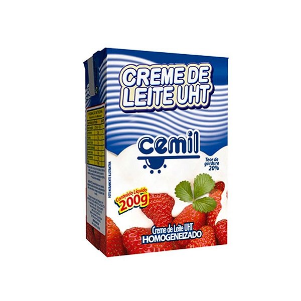 CREME DE LEITE CEMIL TP 200ML (27) UN/1