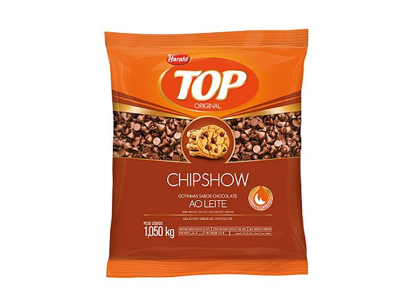 COBERTURA HARALD CHIPSHOW TOP LEITE 1,05KG (10)  UN/1