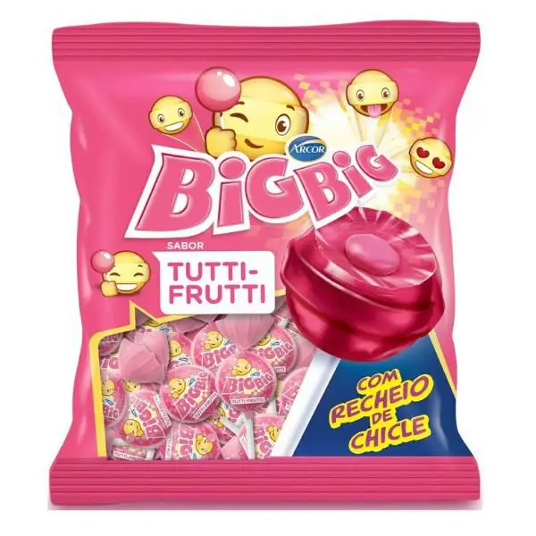 PIRULITO ARCOR BIG BIG TUTTI FRUTTI 500GR (12) PC/1