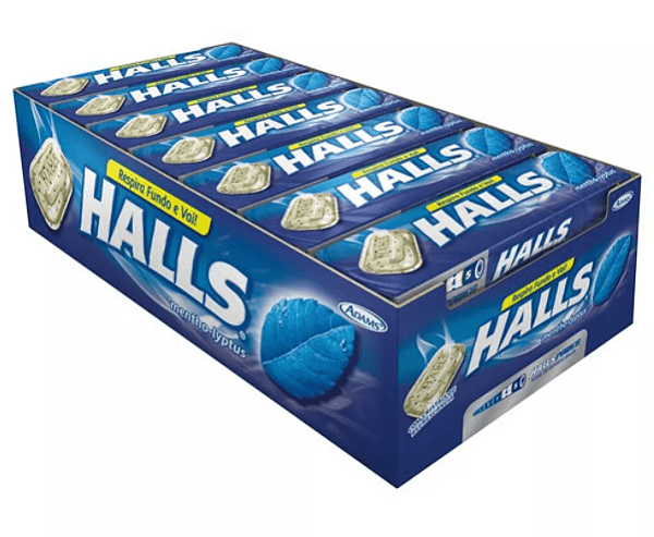 DROPS HALLS MENTOL  C/21 UN (30) DP/1