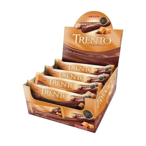 CHOCOLATE PECCIN TRENTO  CARAMELO 16UN (8) DP/1