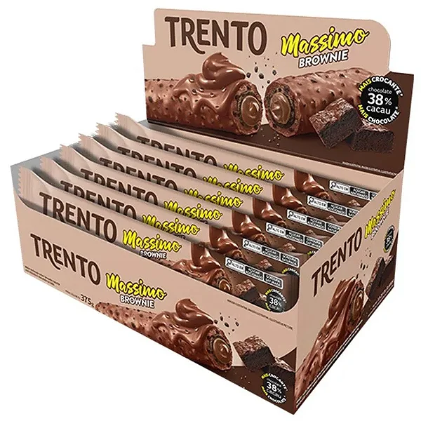 CHOC PECCIN  TRENTO MASS BROWNIE 15UN (8) DP/1