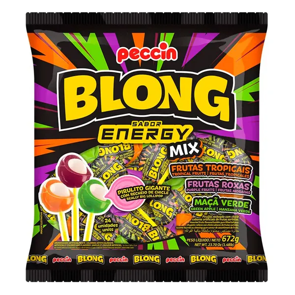 PIRULITO PECCIN BLONG ENERGY MIX 672G (12) PC/1