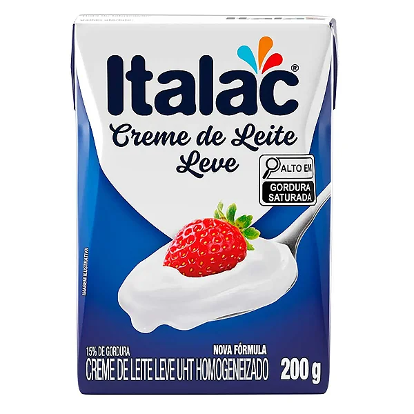 CREME DE LEITE ITALAC TP 15% 200ML (24) UN/1