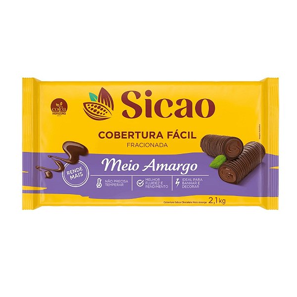 SICAO COB FACIL MEIO AMARGO 1,01KG (10) UN/1