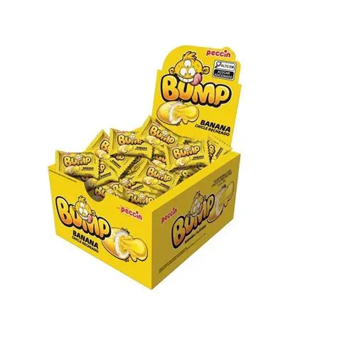 CHICLE PECCIN BUMP BANANA 140GR (24) DP/1