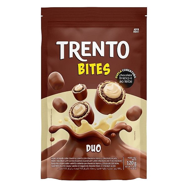CHOC PECCIN TRENTO POUCH BITES DUO 120G(20 DP/1