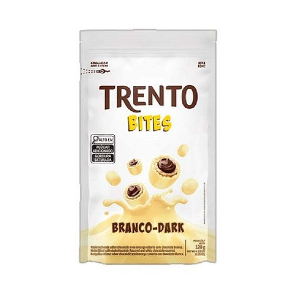CHOC PECCIN TRENTO POUCH BITES BCO 120G(20 DP/1