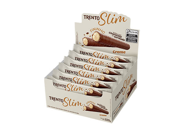 CHOC PECCIN TRENTO SLIM CREME 16X20G(8) DP/1