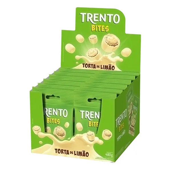 CHOC PECCIN TRENTO BITES TORTA DE LIMAO(8) DP/1