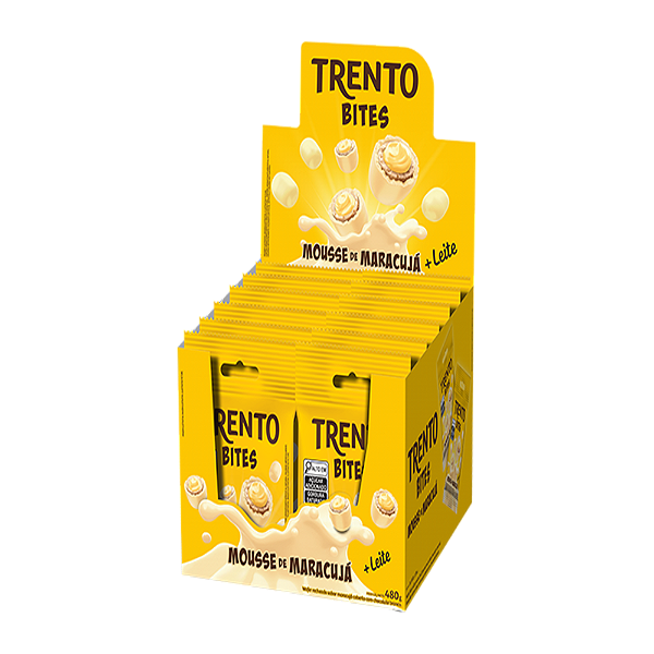CHOC PECCIN TRENTO BITES MARACUJA 12X40G(8 DP/1