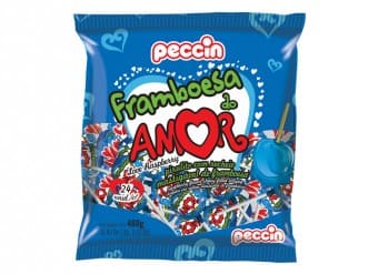 PIRULITO PECCIN  FRAMBOESA DO AMOR 480G(16 PC/1