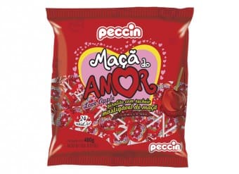 PIRULITO PECCIN  MAÇA DO AMOR 480G(16) PC/1