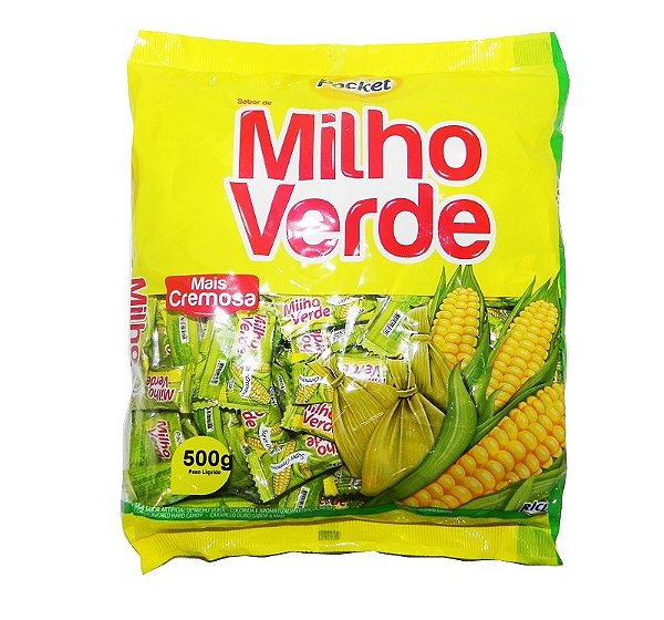 BALA POCKET MILHO VERDE 500GR (14) PC/1