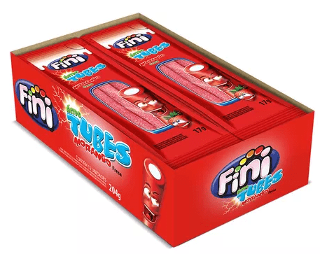 FINI 12X15GR TUBES MORANGO CITRICO (12) DP/1