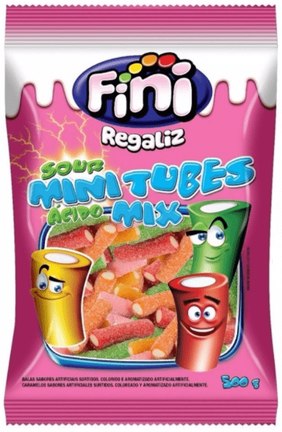 FINI 500GR MINI TUBES MIX (12) PC/1