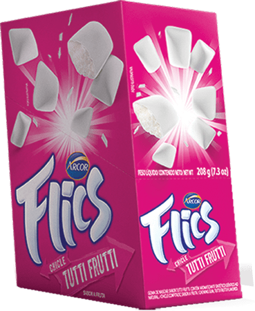 CHI. ARCOR FLICS T.FRUTTI 208GR (24) DP/1