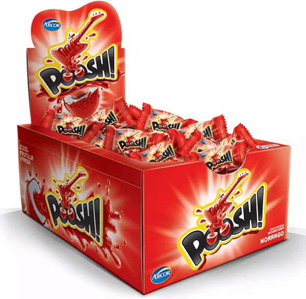 CHI. ARCOR POOSH 200GR MORANGO (18) DP/1