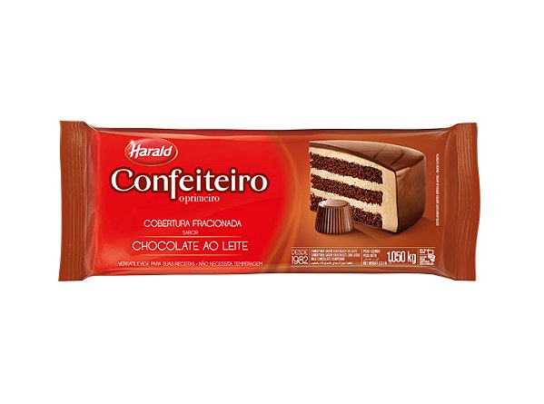 HARALD COB CONFEIT LEITE 500G (10) UN/1