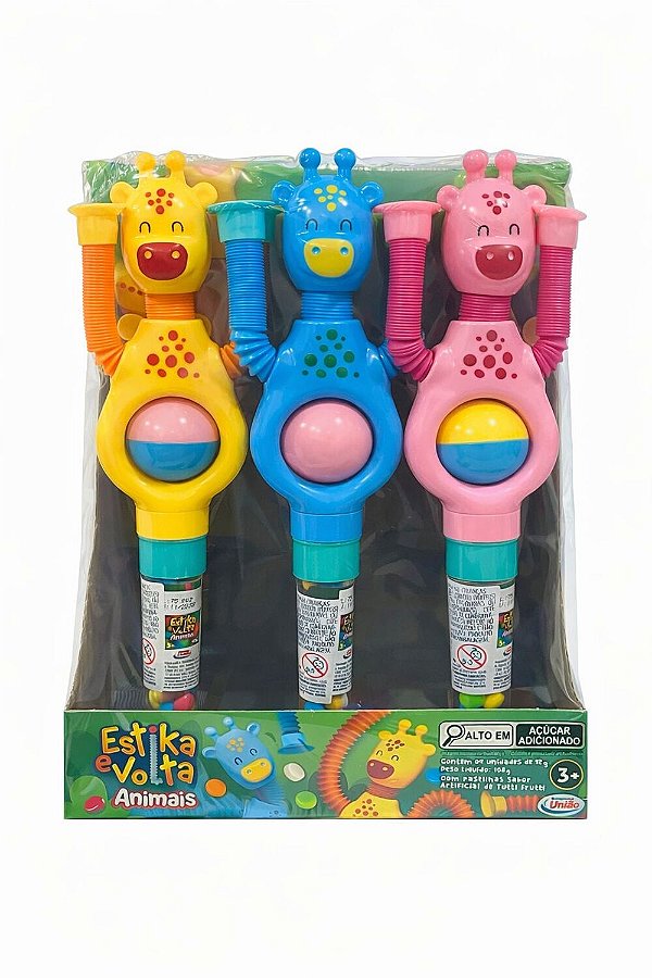 CONFEITO UNIAO ESTIKA/VOLTA ANIMAIS 9UN(6) DP/1