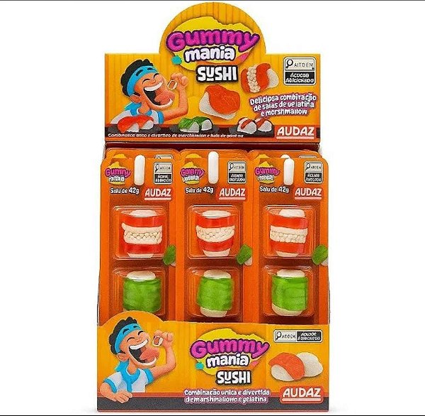 GELATINA UNIAO MANIA SUSHI 12UN (8) DP/1