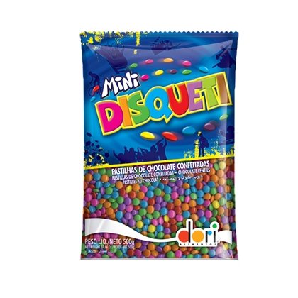 DISQUETI DORI CHOC CONF MINI 500GR (12) PC/1
