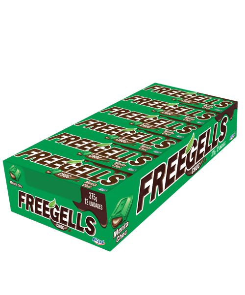 DROPS FREEGELLS CHOC MENTA 12UN (36) DP/1